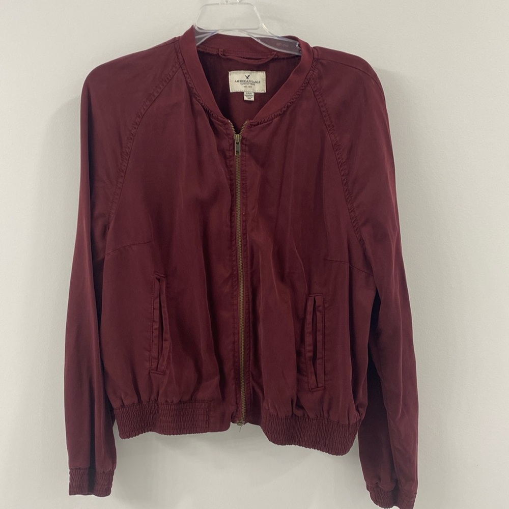 American Eagle Thin Bomber Jacket - Size Large